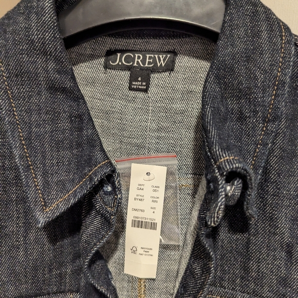 Jcrew Denim Dress - never worn! Tags on - Picture 2 of 4